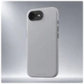 Etui YAXO Leather Gear Slim Case MagSafe do iPhone 17e, szare (6/12)