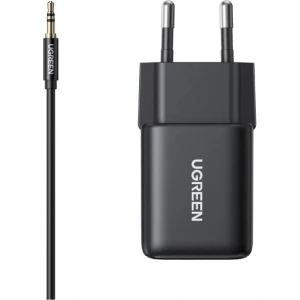 Adapter Bluetooth 6.0 UGREEN BT523 odbiornik audio 3,5 mm mini jack, czarny