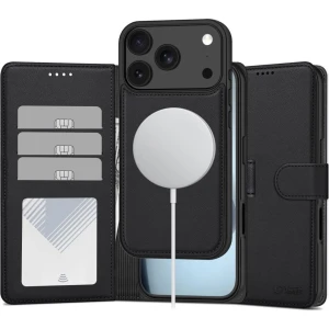 Etui Tech-Protect Wallet do iPhone 18 Pro Max / 17 Pro Max do MagSafe, czarne
