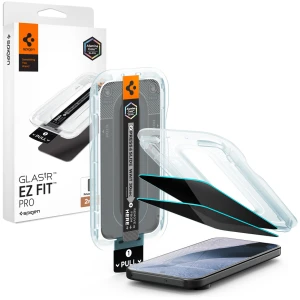 Szkło prywatyzujące do etui + Aplikator Spigen Glas.tR EZ Fit Pro Privacy 2-Pack (AC) do Google Pixel 11 Pro XL / 10 Pro XL / 9 Pro XL