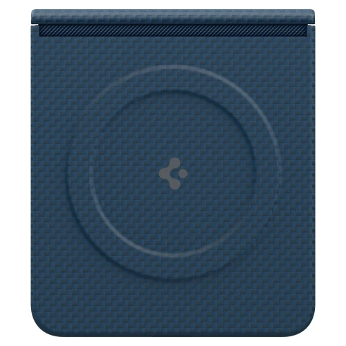 Etui Spigen Air Skin Aramid Mag do MagSafe do Galaxy Z Flip8, granatowe
