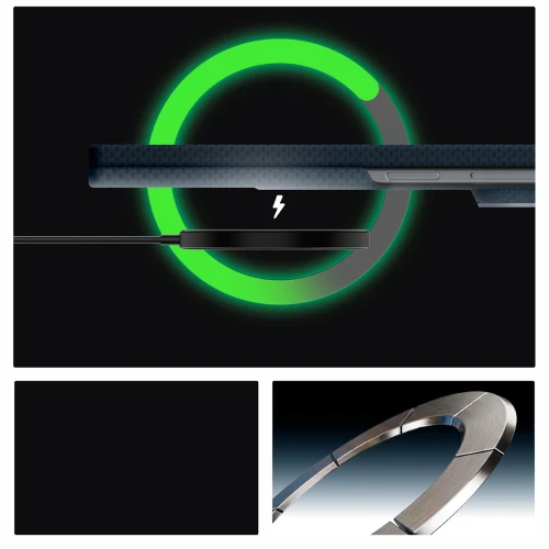 Etui Spigen Air Skin Aramid Mag do MagSafe do Galaxy Z Fold8 Ultra, granatowe