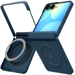 Etui Spigen Air Skin Aramid Mag do MagSafe do Galaxy Z Flip8, granatowe