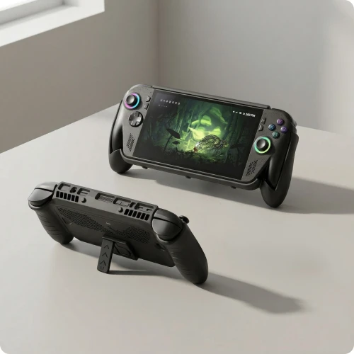 Etui do konsoli YAXO MAIDU do ROG XBOX ALLY/ALLY X, czarne (6/9)