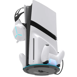 Podstawka ładująca YAXO CYCLONE RAMP NE do PlayStation 5/PlayStation 5 Slim/PlayStation 5 Pro, czarna