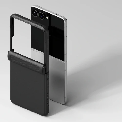 Etui Ringke Onyx Flap do Galaxy Z Flip8, czarne (6/9)