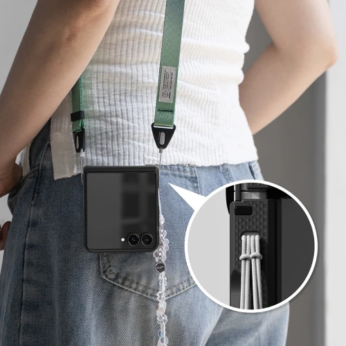 Etui Ringke Onyx Flap do Galaxy Z Flip8, czarne (9/9)