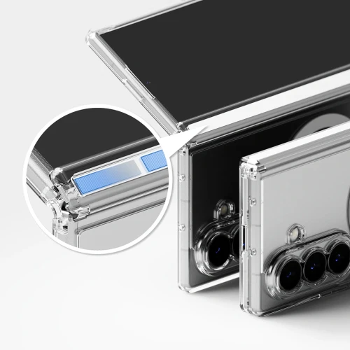 Etui Ringke Fusion Flap Magnetic do Galaxy Z Fold8 Ultra do MagSafe, przezroczyste (6/9)