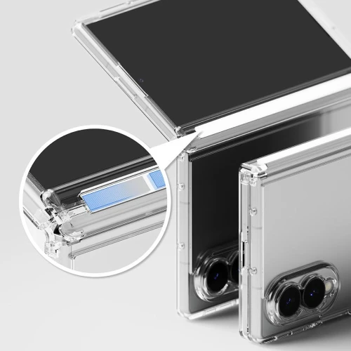 Etui Ringke Fusion Flap do Galaxy Z Fold8, przezroczyste (7/9)