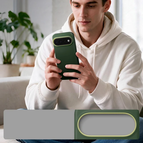 Etui Spigen Nano Pop Mag do MagSafe do Google Pixel 11 Pro XL, zielone