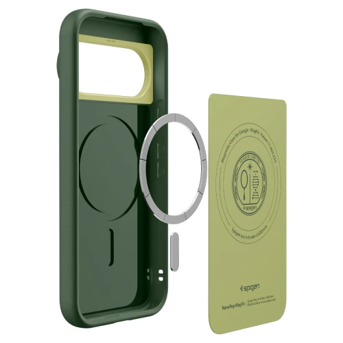 Etui Spigen Nano Pop Mag do MagSafe do Google Pixel 11 Pro XL, zielone