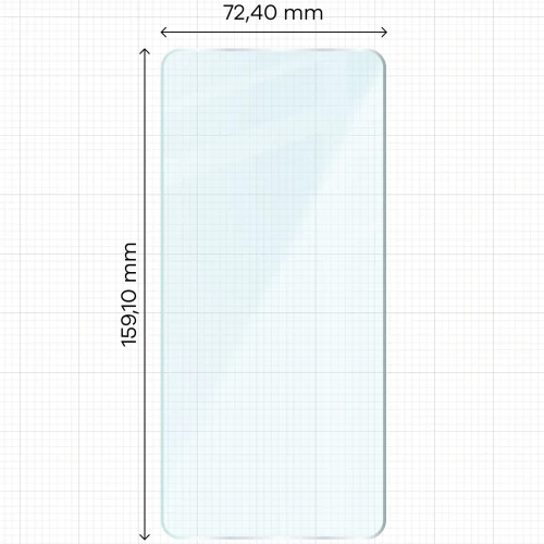 Szkło hartowane Bizon Glass Clear do Motorola Edge 70 Max (2/4)