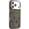 Etui Guess 4G Big Resin Logo do iPhone 17 Pro / 18 Pro, brązowe