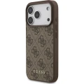 Etui Guess Hardcase 4G Classic do iPhone 17 Pro / 18 Pro, brązowe