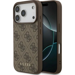 Etui Guess Hardcase 4G Classic do iPhone 18 Pro Max / 17 Pro Max, brązowe