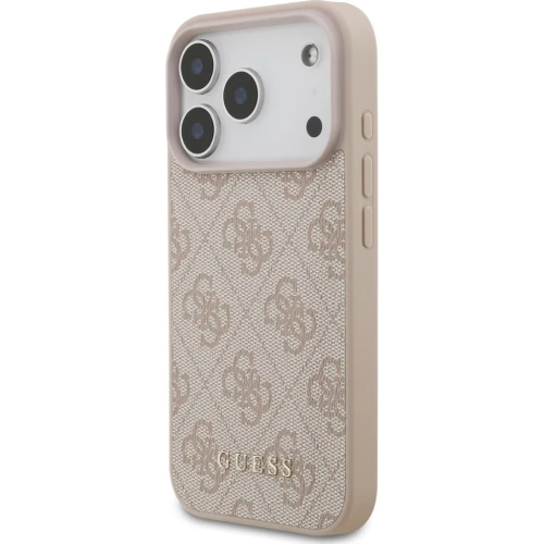 Etui Guess Hardcase 4G Classic do iPhone 17 Pro / 18 Pro, różowe