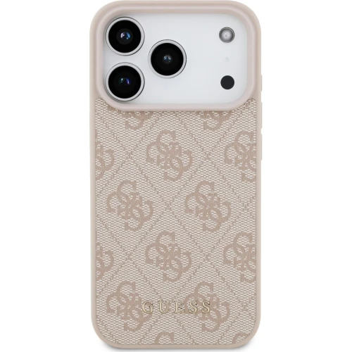 Etui Guess Hardcase 4G Classic do iPhone 17 Pro / 18 Pro, różowe