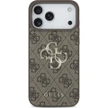 Etui Guess Hardcase 4G Big Metal Logo do iPhone 17 Pro / 18 Pro, brązowe