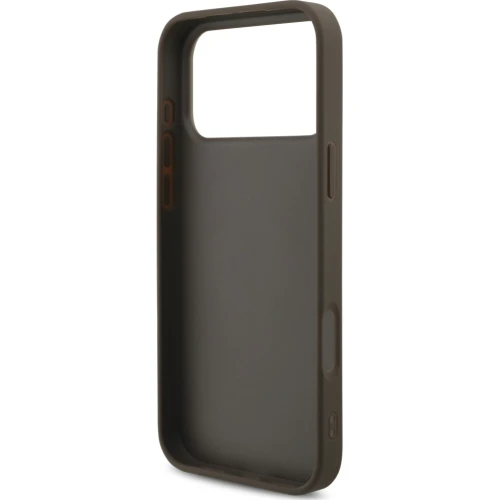 Etui Guess Hardcase 4G Big Metal Logo do iPhone 17 Pro Max / 18 Pro Max, brązowe