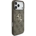 Etui Guess Hardcase 4G Big Metal Logo do iPhone 17 Pro Max / 18 Pro Max, brązowe