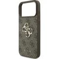 Etui Guess Hardcase 4G Big Metal Logo do iPhone 17 Pro Max / 18 Pro Max, brązowe