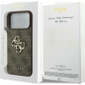 Etui Guess Hardcase 4G Big Metal Logo do iPhone 17 Pro Max / 18 Pro Max, brązowe