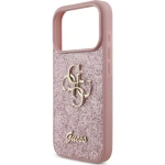 Etui Guess Hardcase Fixed Glitter do iPhone 18 Pro / 17 Pro, różowe