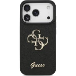 Etui Guess Hardcase Fixed Glitter do iPhone 18 Pro Max / 17 Pro Max, czarne