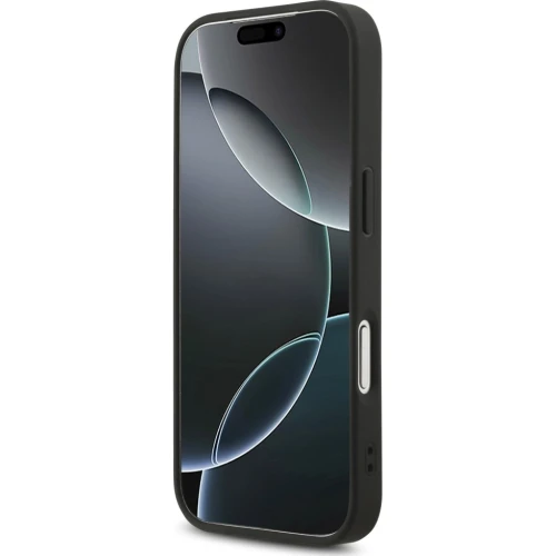 Etui Guess Hardcase Fixed Glitter do iPhone 17 Pro Max / 18 Pro Max, czarne