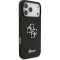 Etui Guess Hardcase Fixed Glitter do iPhone 17 Pro / 18 Pro, czarne