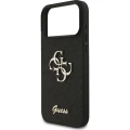 Etui Guess Hardcase Fixed Glitter do iPhone 17 Pro / 18 Pro, czarne