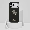 Etui Guess Hardcase Fixed Glitter do iPhone 17 Pro / 18 Pro, czarne