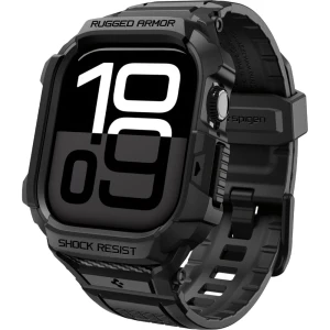 OUTLET: Etui z paskiem Spigen Rugged Armor Pro 2 do Apple Watch 11 / 10 (46 mm), czarne