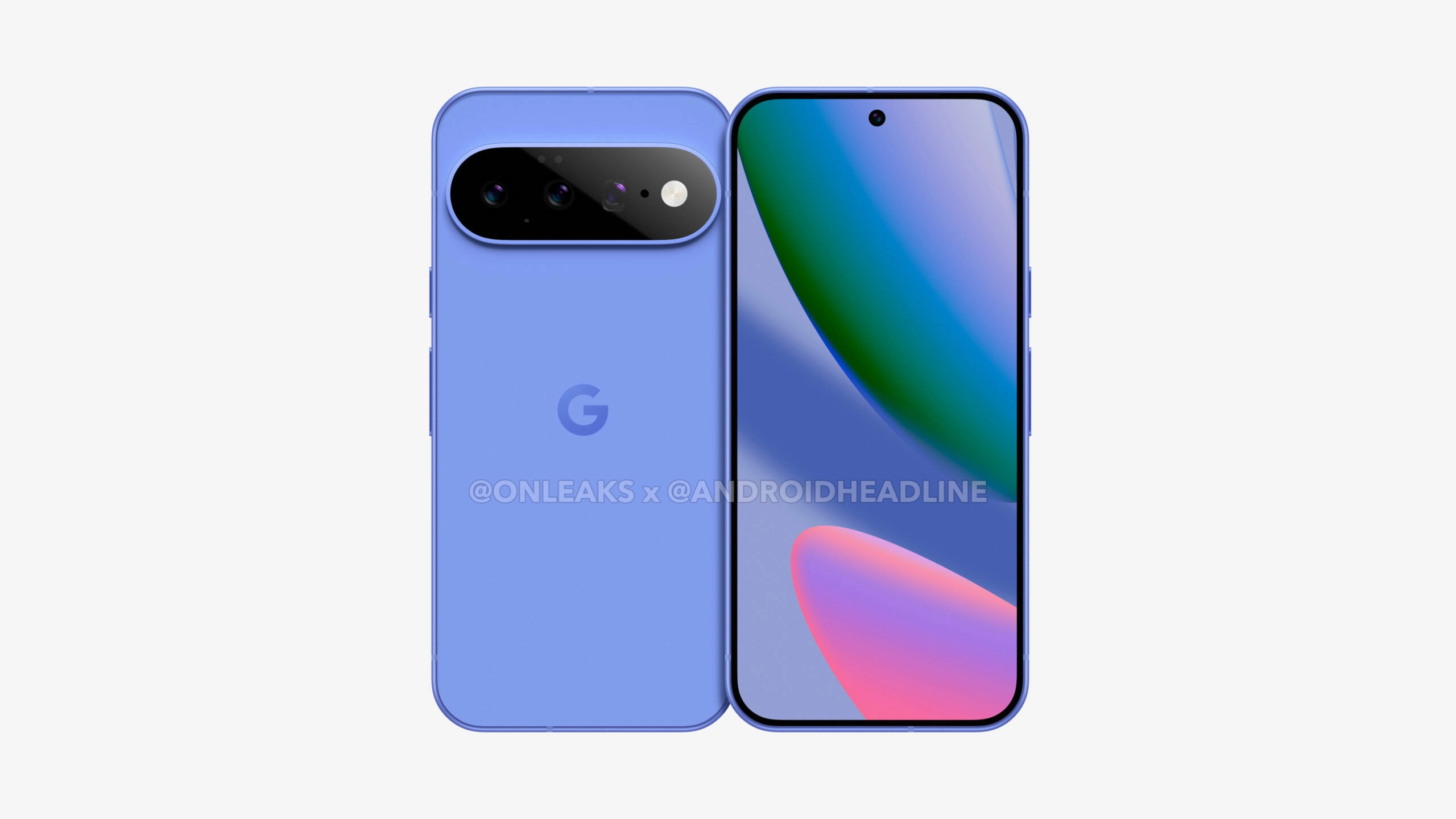 Oficjalny render prezentujący nowoczesny design smartfona z nadchodzącej serii Google Pixel 11.