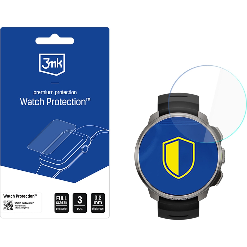 Szkło hybrydowe 3mk Watch Protection do Suunto Ocean, 3 sztuki