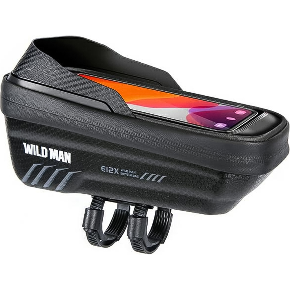Uchwyt rowerowy, sakwa na ramę Wildman M E12X, czarny