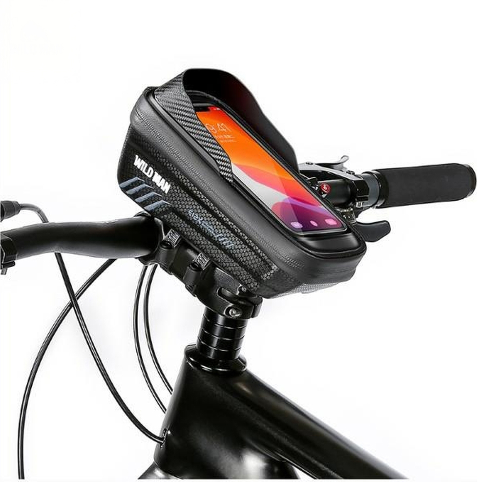 Uchwyt rowerowy, sakwa na ramę Wildman M E12X, czarny