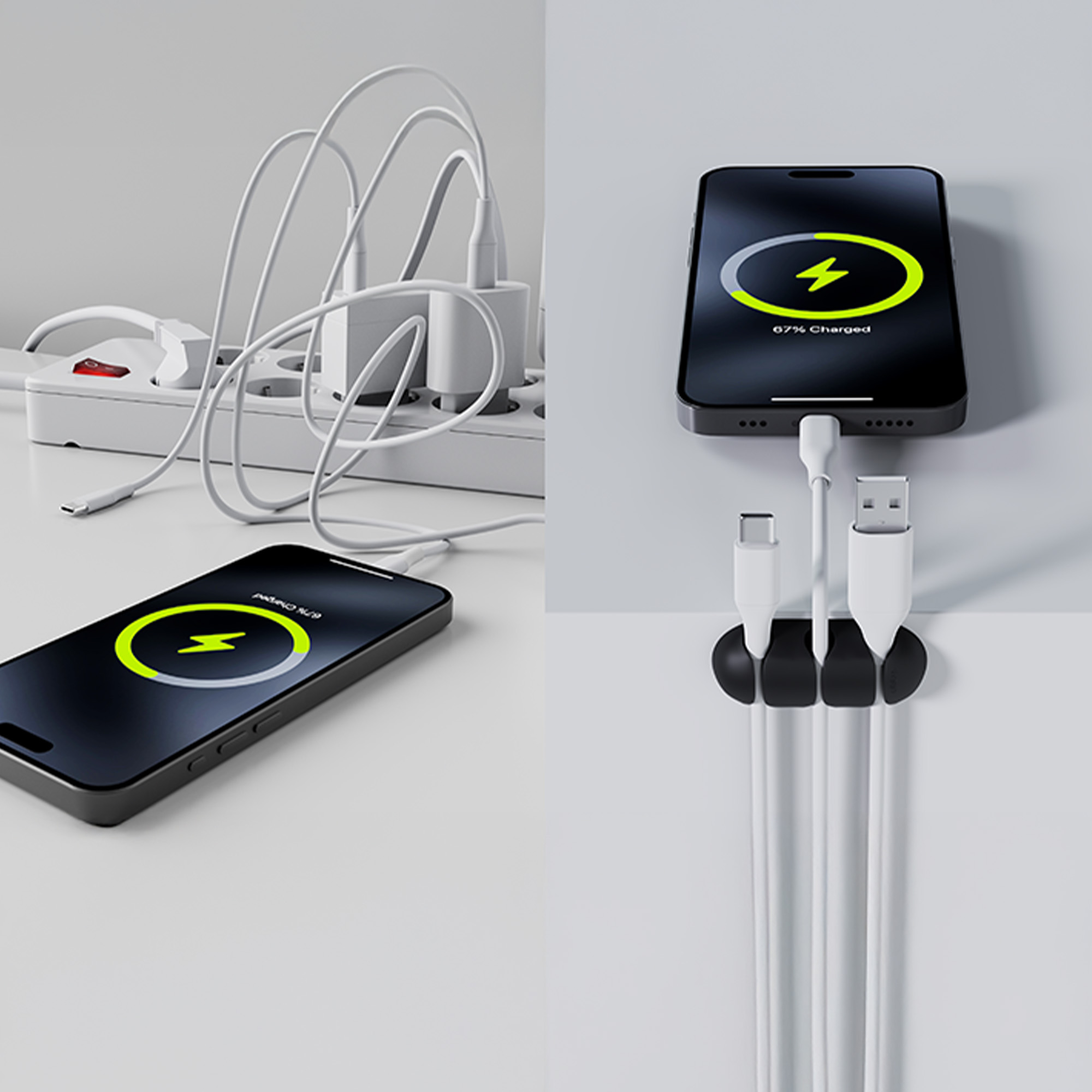 Allity organizer na kable - zestaw 3 sztuk ASA-400