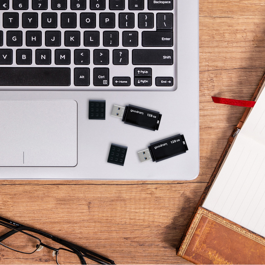 Pendrive USB-A 3.2 Gen 1, Goodram UME3 128 GB, 60MB/s, czarny