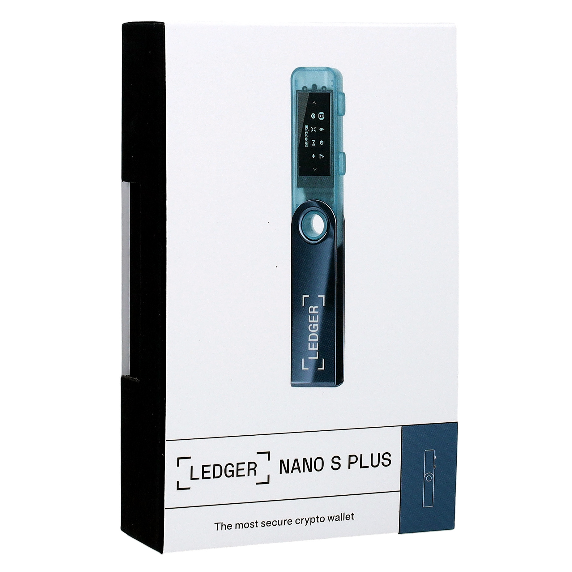 Portfel kryptowalut i NFT Ledger Nano S Plus, granatowo-niebieski