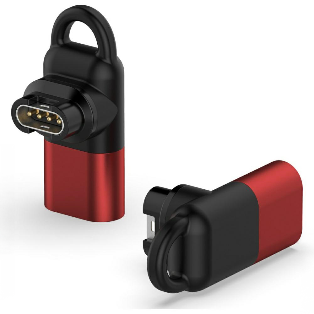 Adapter / przejściówka Lightning Beline do ładowania zegarków Garmin, czerwony