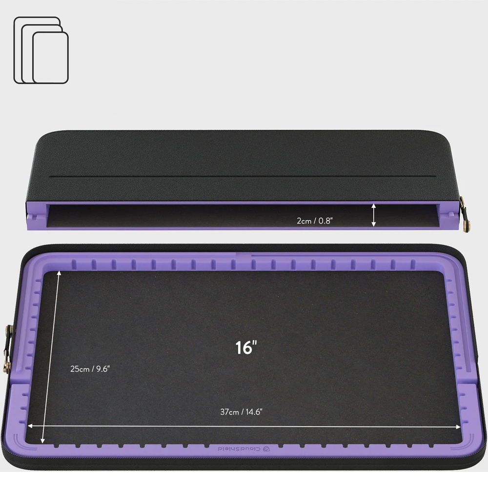 Uniwersalne etui na laptopa do 16" Burga Full Glam, beżowe