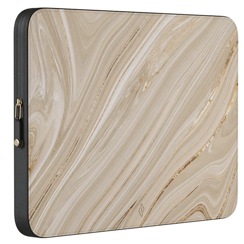 Uniwersalne etui na laptopa do 16" Burga Full Glam, beżowe