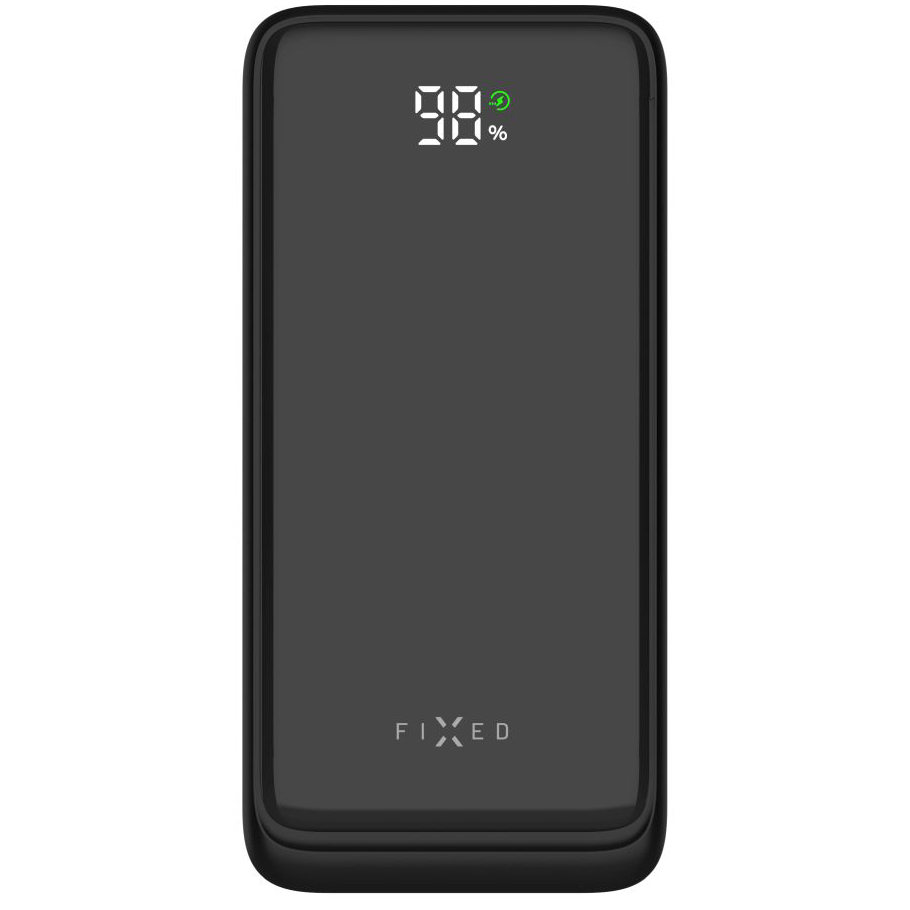 Powerbank Fixed Zen2 30, 20W 30000mAh USB-C PD, 2x USB-A z wyświetlaczem LCD, czarny