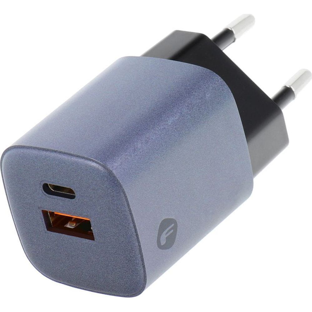 Ładowarka sieciowa Forcell F-Energy GaN Charger 45W, USB-A, USB-C, QC, PD, grafitowa