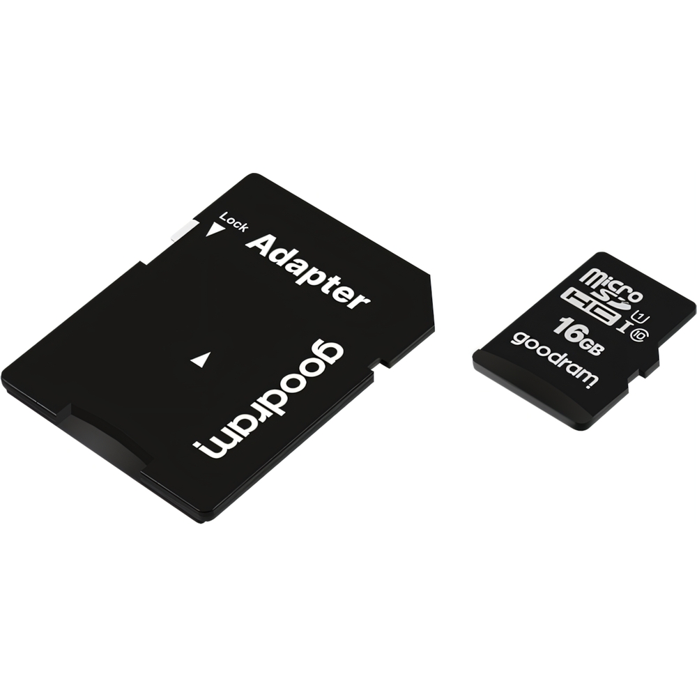 Karta pamięci 16GB microSDHC, Goodram M1AA UHS-I U1 C10 100MB/s + adapter