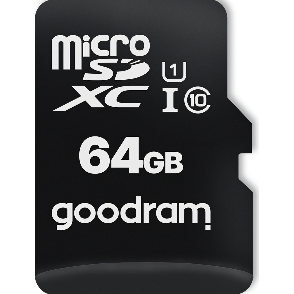 Karta pamięci 64GB microSDXC, Goodram M1AA UHS-I U1 C10 100MB/s + adapter