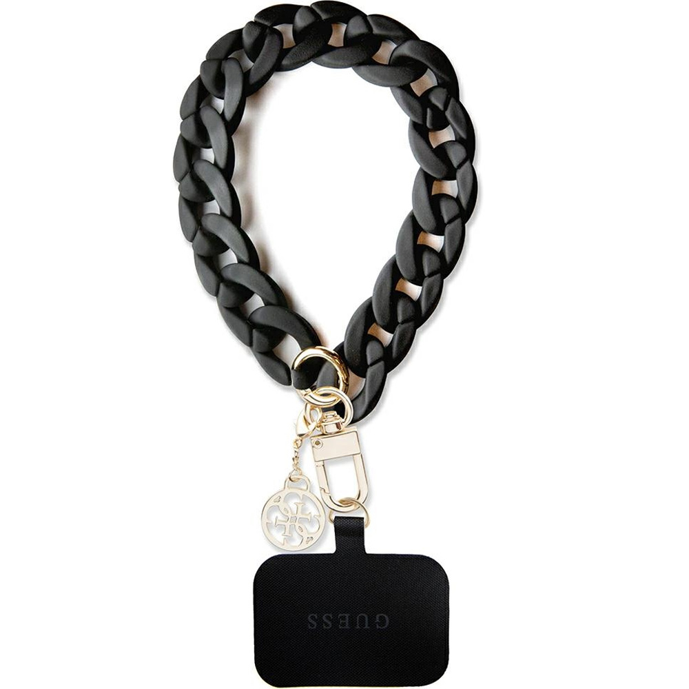 Smycz do telefonu Guess Universal Wirst Chain / pasek, czarna