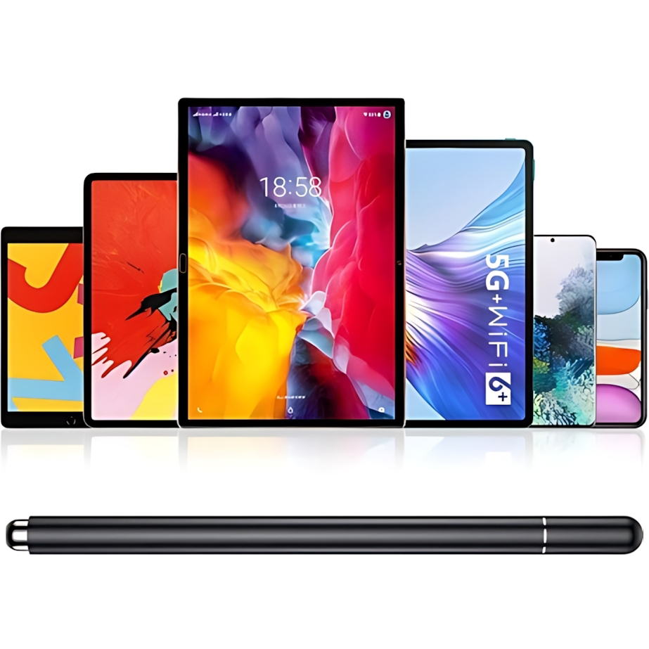 Uniwersalny rysik pasywny, pojemnościowy, stylus do smartfona/tableta, Joyroom JR-BP560S, dla urządzeń mobilnych, czarny