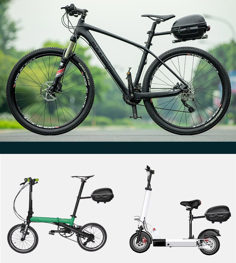Sakwa rowerowa na bagażnik Rockbros KW-672 + uchwyt F2-1BK, czarna